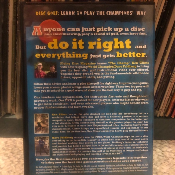 Fundamentals of Disc Golf DVD Instructional Video - Picture 4 of 6